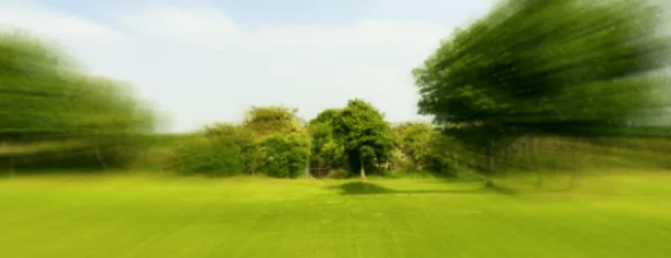 A blurred image of tunnel vision.